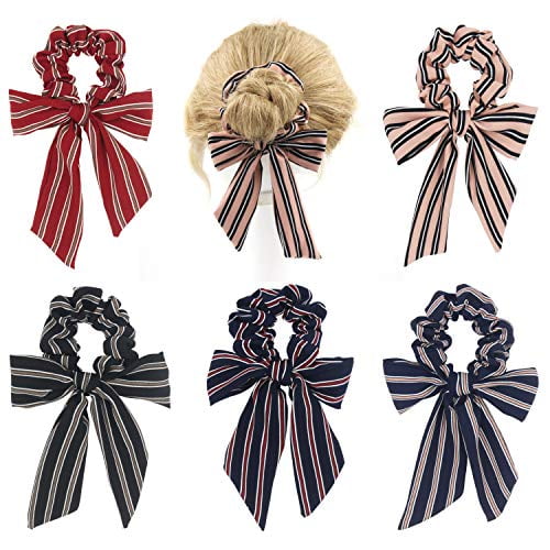 Striped Elastic Accessories Hair Scrunchie Ponytail Holder Scrunchy Hair Band Striped Elastic Accessories Hair Scrunchie Ponytail Holder Scrunchy Hair Band